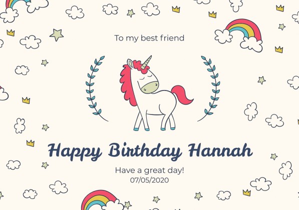 Plantilla de presentación Tarjetas de felicitación con doodles