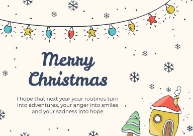 Doodle Greeting Cards presentation template