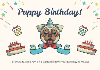 Doodle Greeting Cards presentation template