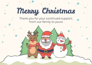 Doodle Greeting Cards presentation template