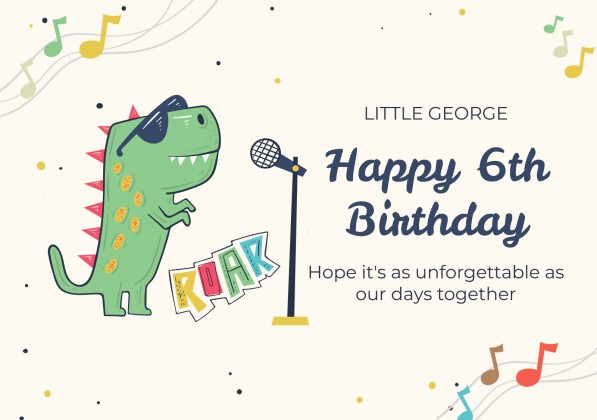 Plantilla de presentación Tarjetas de felicitación con doodles