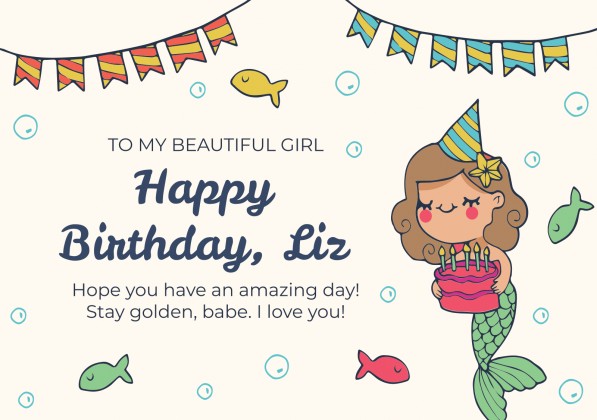 Plantilla de presentación Tarjetas de felicitación con doodles