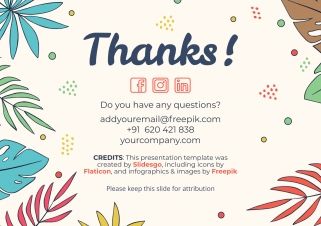 Doodle Greeting Cards presentation template