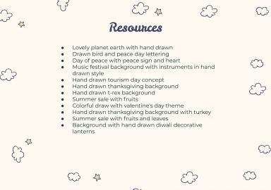 Doodle Greeting Cards presentation template