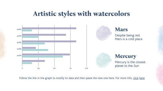 Happy Watercolor Month presentation template 