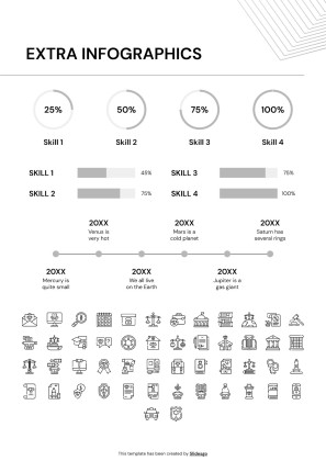 Advocacy Manager CV presentation template 