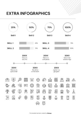 Advocacy Manager CV presentation template 