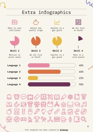 Special Education Teacher CV presentation template 