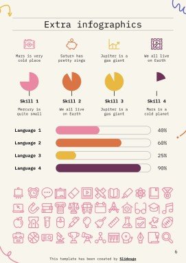 Special Education Teacher CV presentation template 