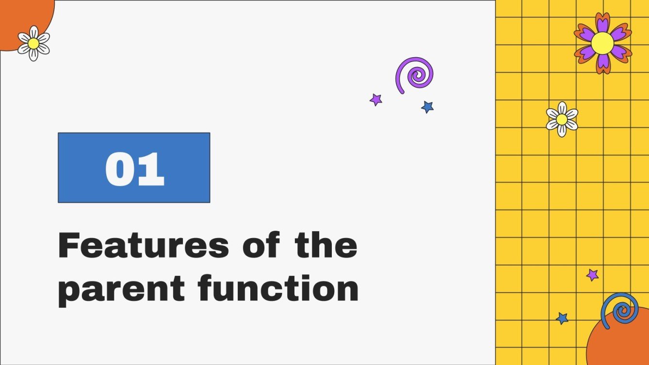 Characteristics of quadratic functions google slides ppt