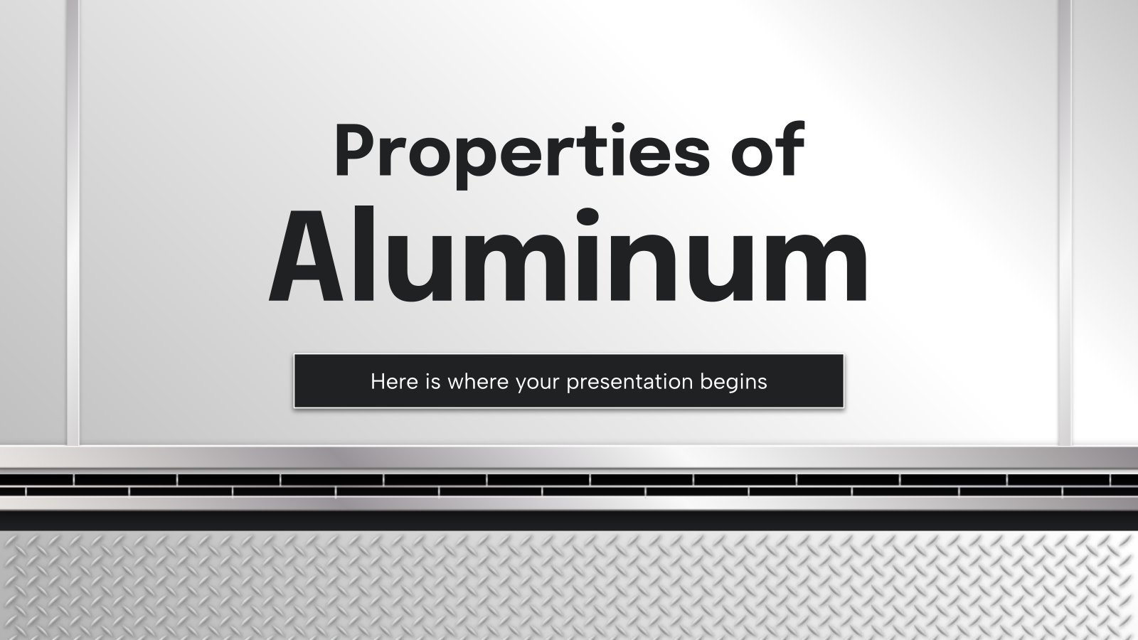 Properties of Aluminum Google Slides and PowerPoint