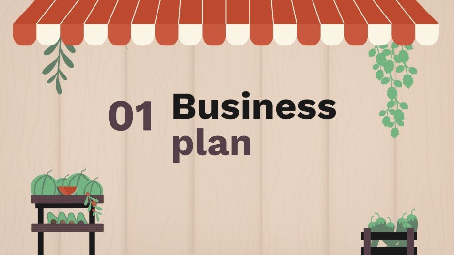 Farmers Market Business Plan Google Slides PowerPoint