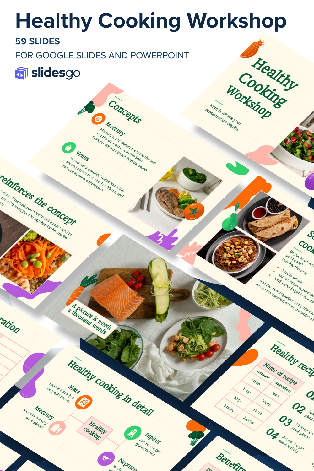 Healthy Cooking Workshop | Google Slides & PPT