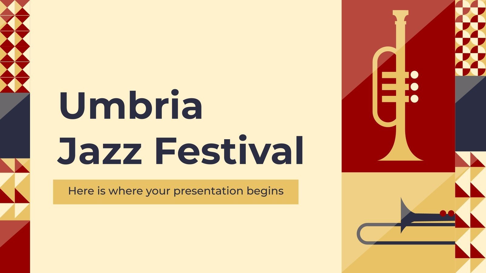 Umbria Jazz Festival Google Slides & PowerPoint