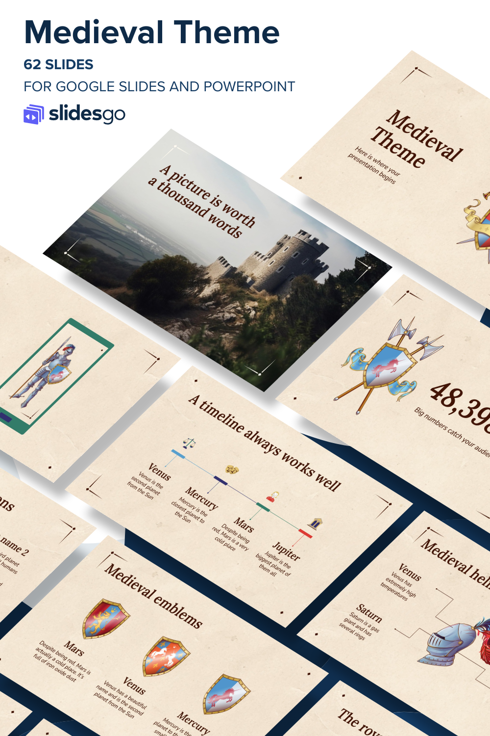 Medieval Theme Google Slides & PowerPoint
