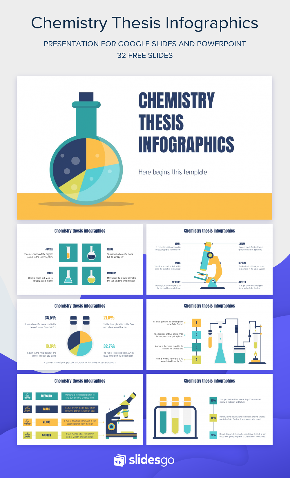 Chemistry Thesis Infographics | Google Slides & PPT template