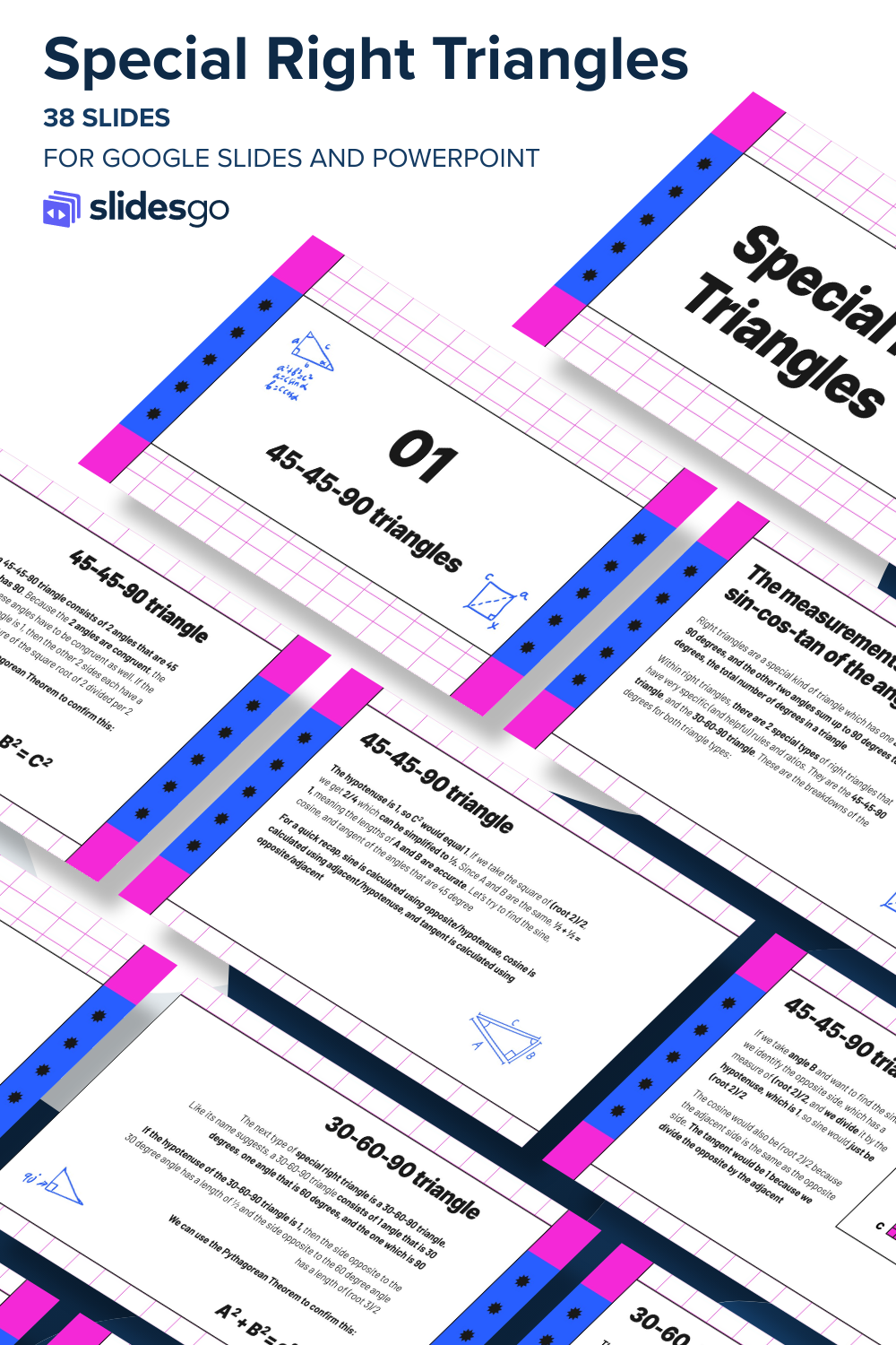 Special Right Triangles | Google Slides & PowerPoint