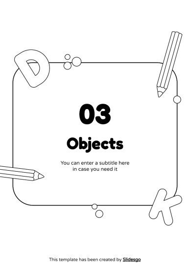 Coloring Pages for Spanish Vocabulary presentation template 