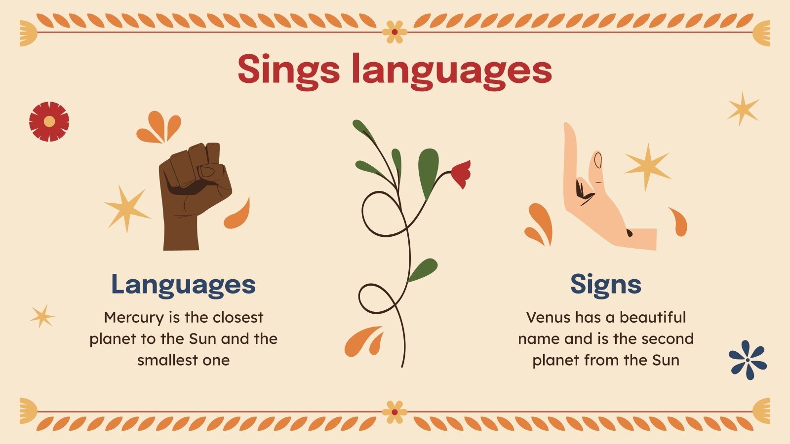 Mexican Sign Language (MSL) Google Slides & PowerPoint