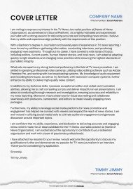 Modelo de apresentação CV de jornalista de TV