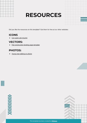 재고 관리자 이력서 프레젠테이션 템플릿