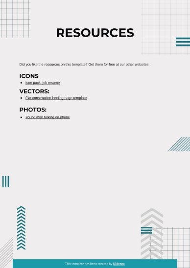 재고 관리자 이력서 프레젠테이션 템플릿