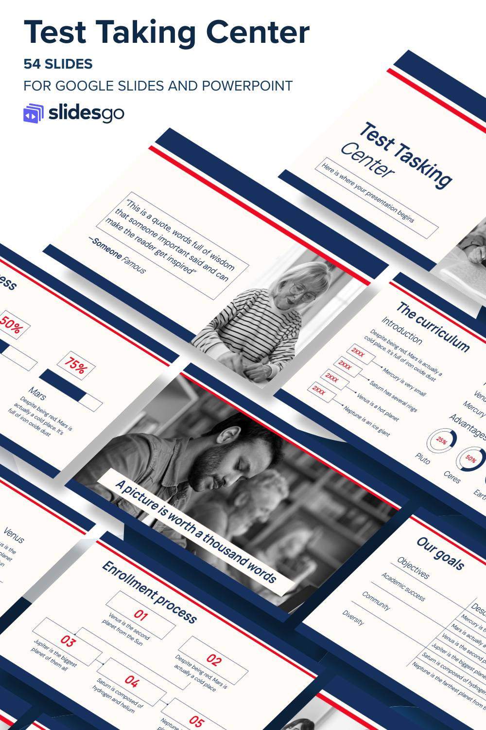Test Taking Center | Google Slides & PowerPoint