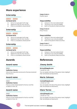 Lead Designer Lebenslauf Präsentationsvorlage