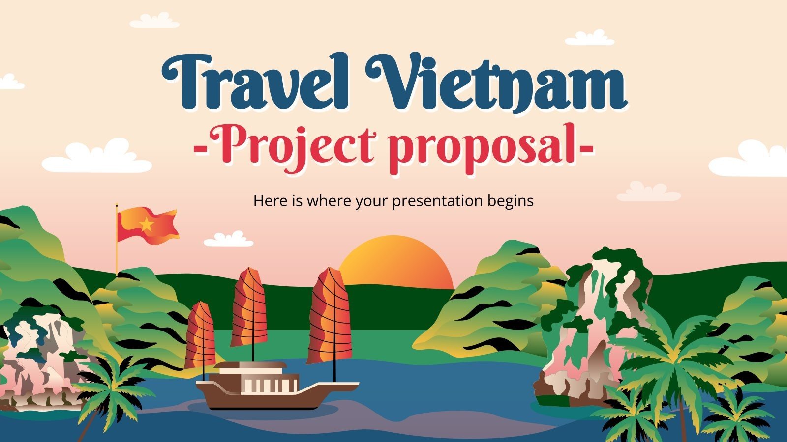 Proposition de projet de voyage au Vietnam Modèles de présentation