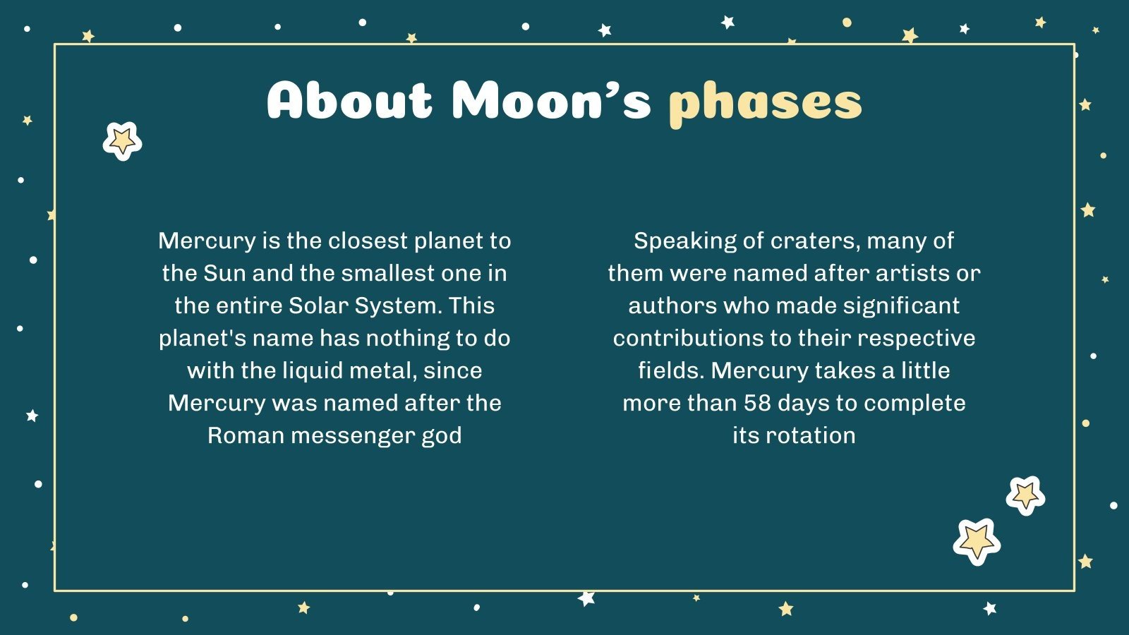 Moon Phases For Kids Google Slides Powerpoint Moon Phases For Kids Google Slides Powerpoint