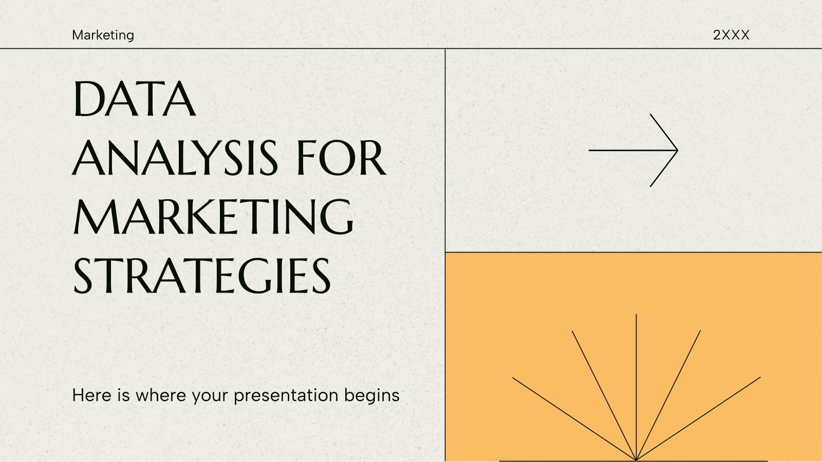 Datenanalyse für Marketing-Strategien Präsentationsvorlage