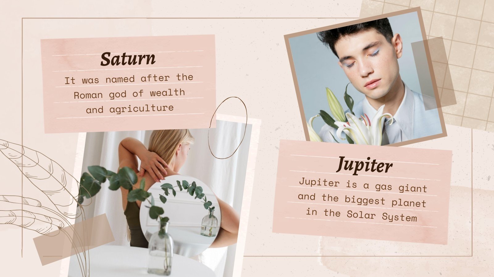 Light Academia Aesthetic Vision Board | Google Slides & PPT
