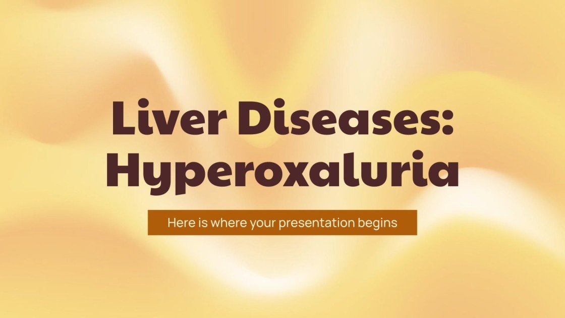 Free Google Slides themes and PowerPoint templates on the liver