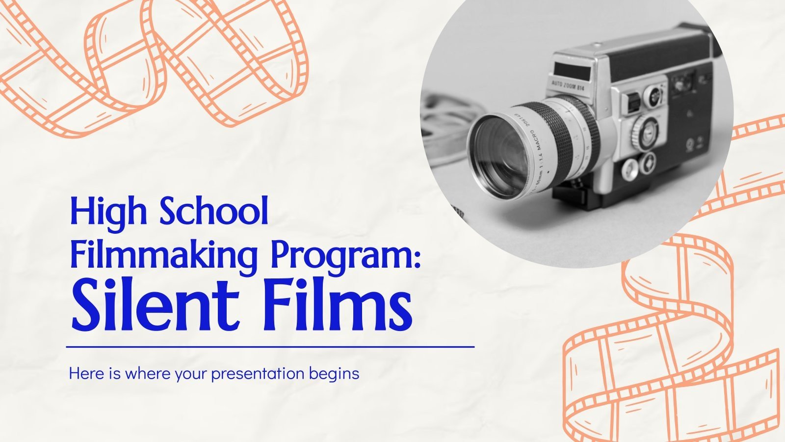 High School Filmmaking Program: Silent Films