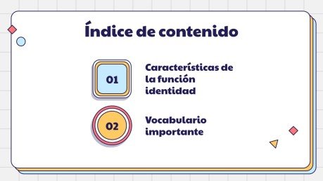 Plantilla de presentación Características de las funciones lineales