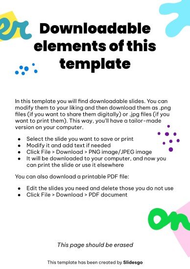 Creative Colorful Worksheets for Middle School