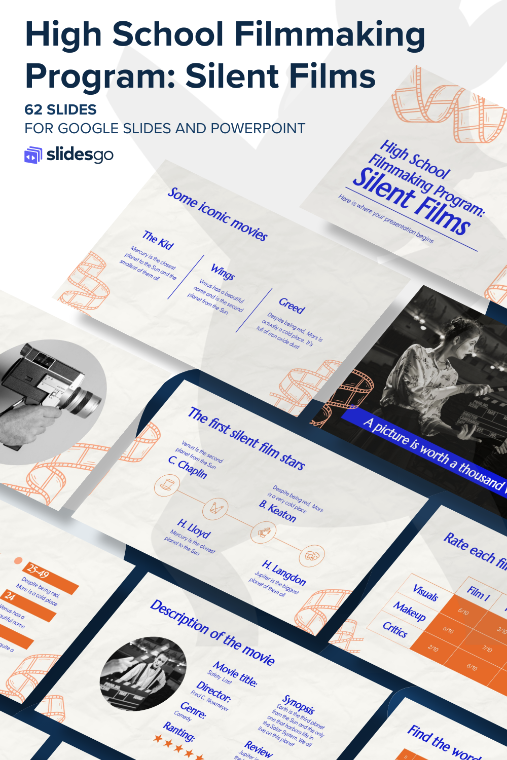 High School Filmmaking Program: Silent Films