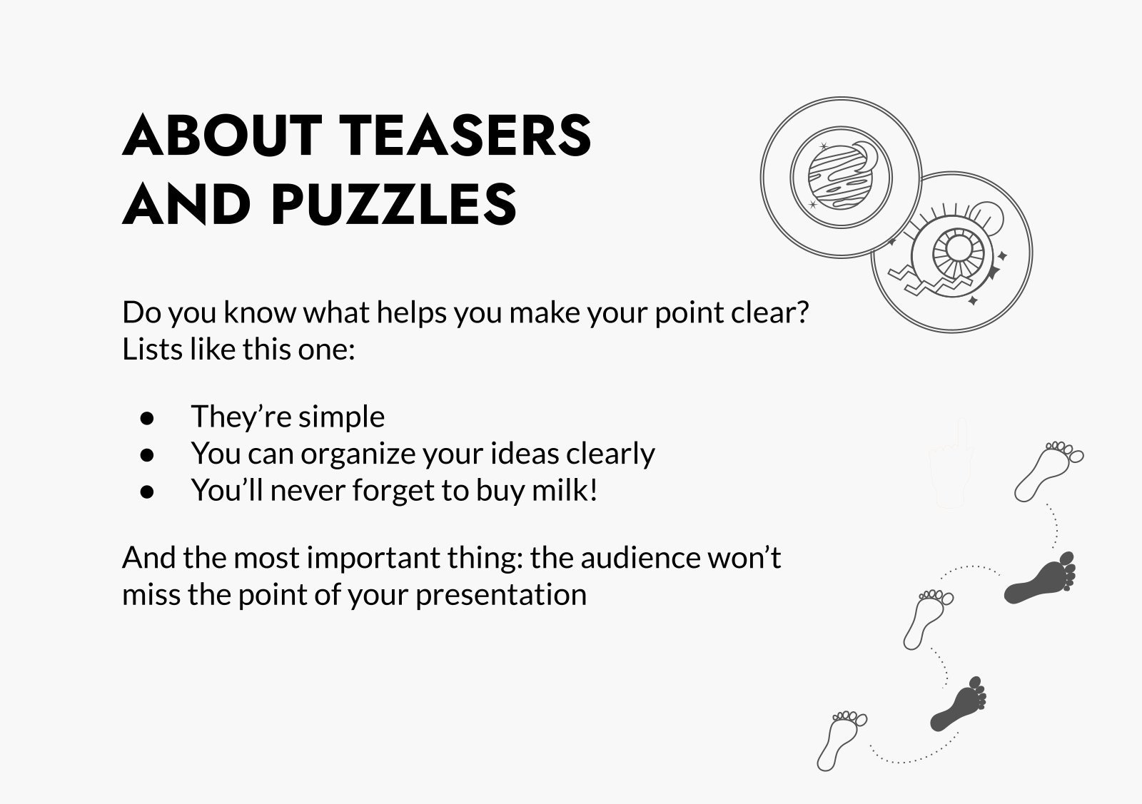 Brain Teasers and Puzzles for Middle School Google Slides