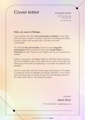 Creative Producer CV presentation template 