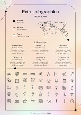 Creative Producer CV presentation template 
