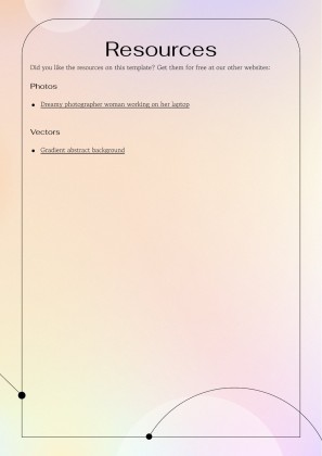 Creative Producer CV presentation template 