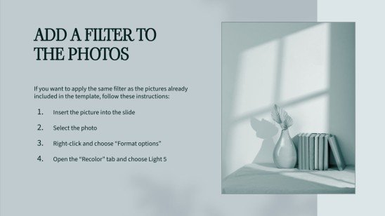 Stimmungsvolles minimalistisches Thema für das Marketing Präsentationsvorlage