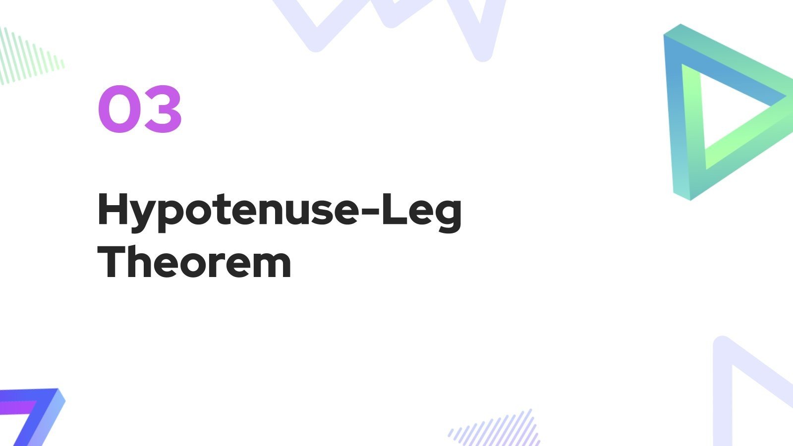 4 Ways of Proving Triangle Congruence Google Slides & PPT