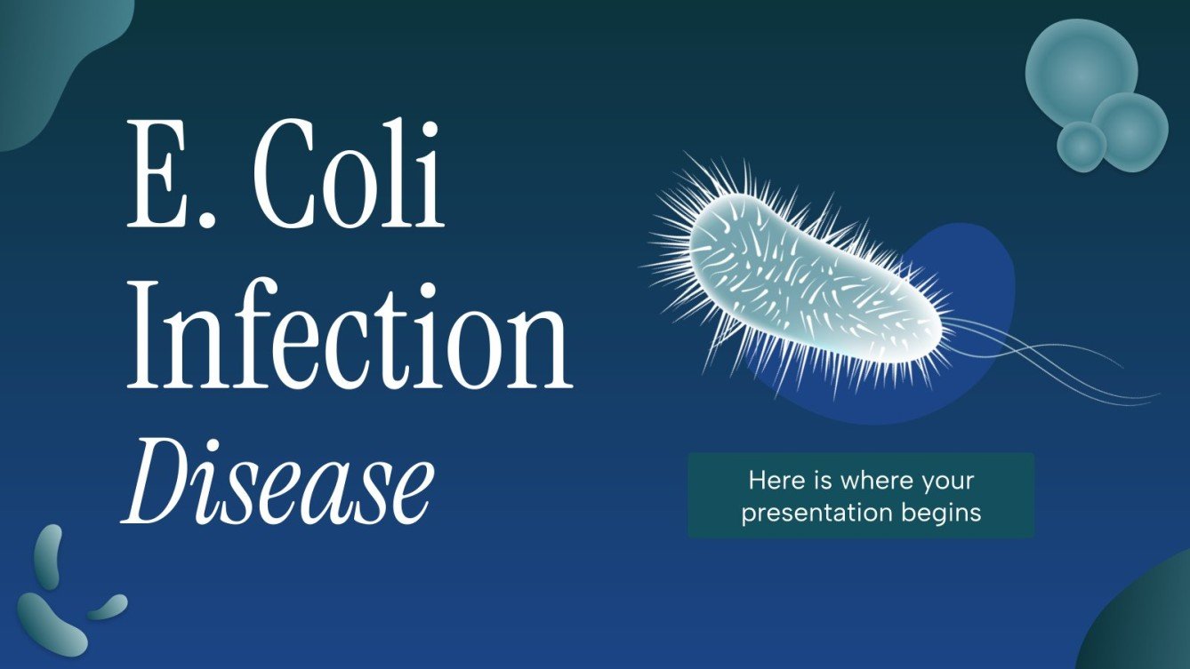 E. Coli Infection Disease Google Slides & PowerPoint