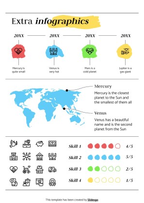 Charity Event Organizer CV presentation template 