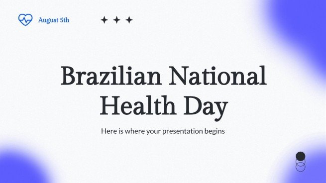 Brazilian National Health Day | Google Slides & PowerPoint