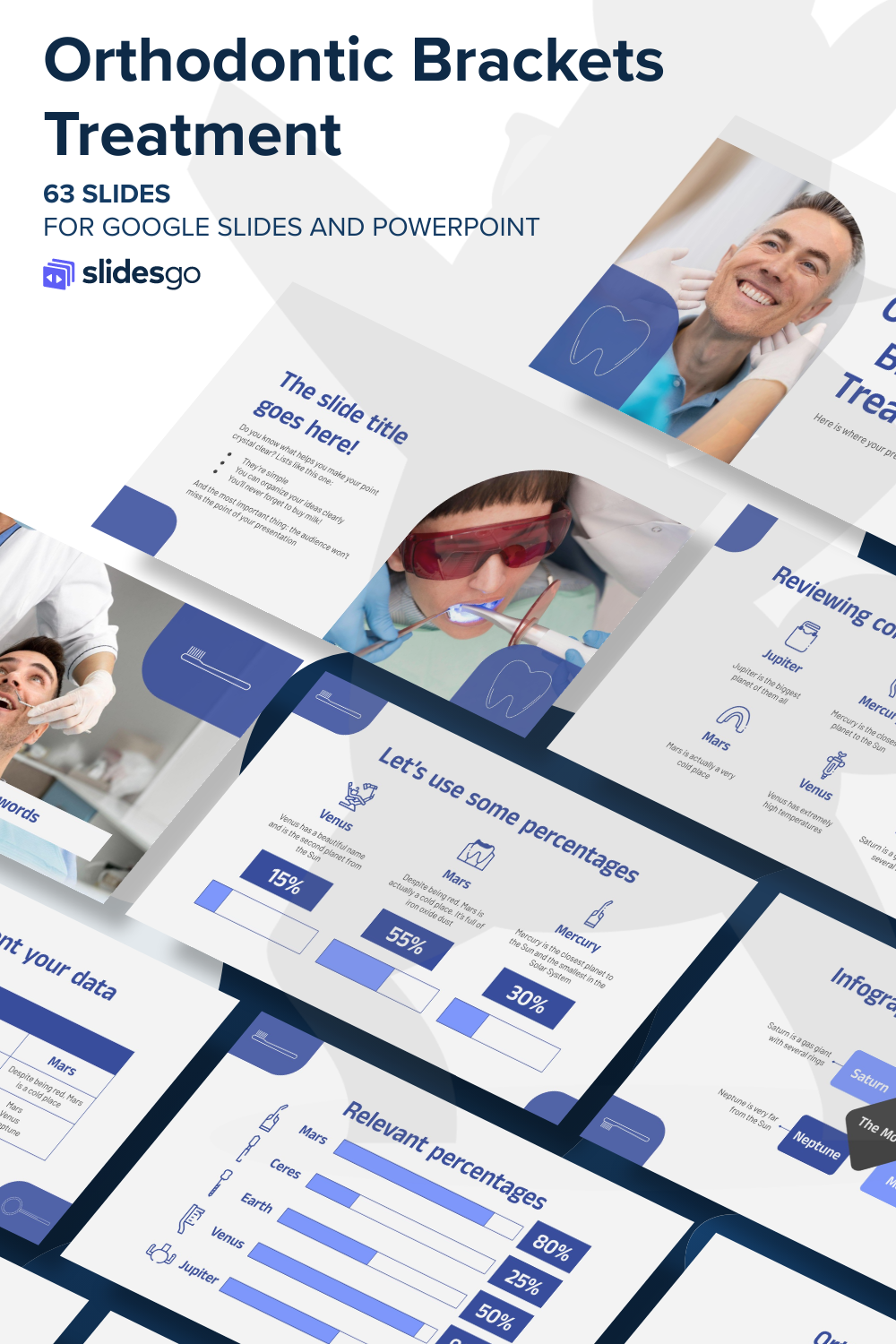 Orthodontic Brackets Treatment Google Slides & PowerPoint