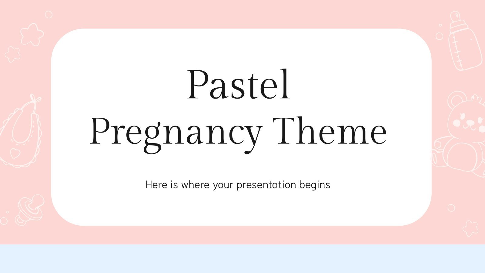 Pink Pastel Plain PPT PowerPoint Background & Google Slides - SlidesCorner