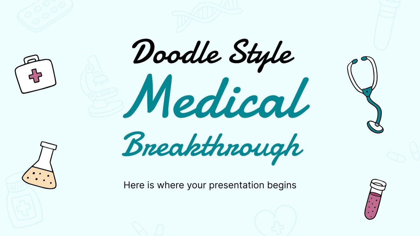 Doodle Medical Breakthrough Google Slides & PowerPoint