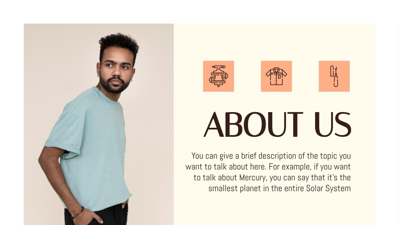 Fashion Brand Company Profile Google Slides & PowerPoint